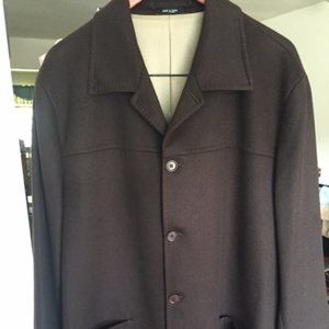 100% CASHMERE CALVIN KLEIN THY LGH MEN OVERCOAT 46 Light Weight’